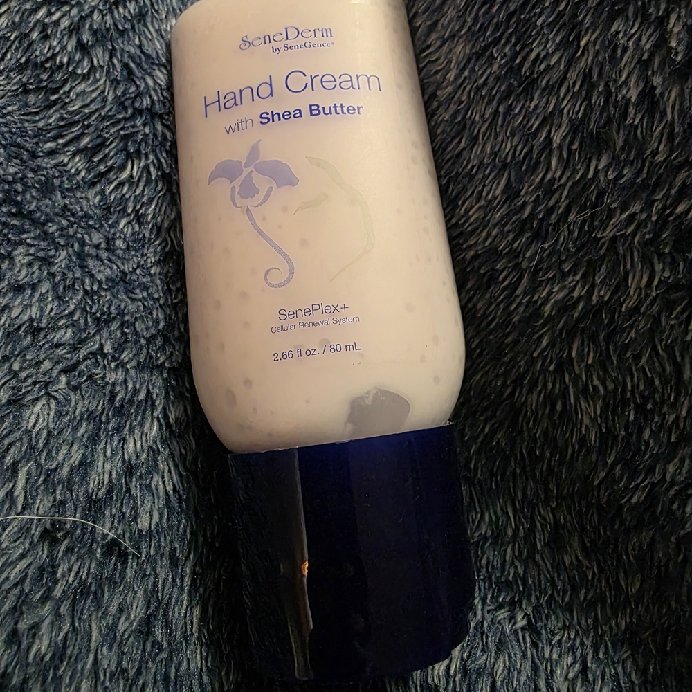SeneGence Hand Cream with Shea Butter - Blue and White